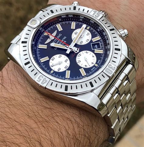 breitling edition speciale 30e anniversary chronomat watch ab0115|More.